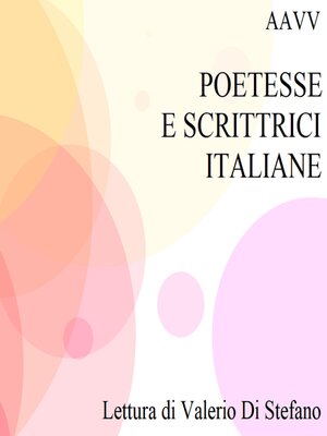 cover image of Poetesse e scrittrici italiane